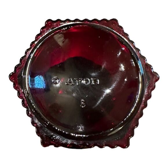 Avon 1979 Cape Cod 1876 Ruby Red Water Goblet Glass - - Picture 2 of 8